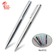 Chinese supplier luxury custom logo projector metal pen black ink